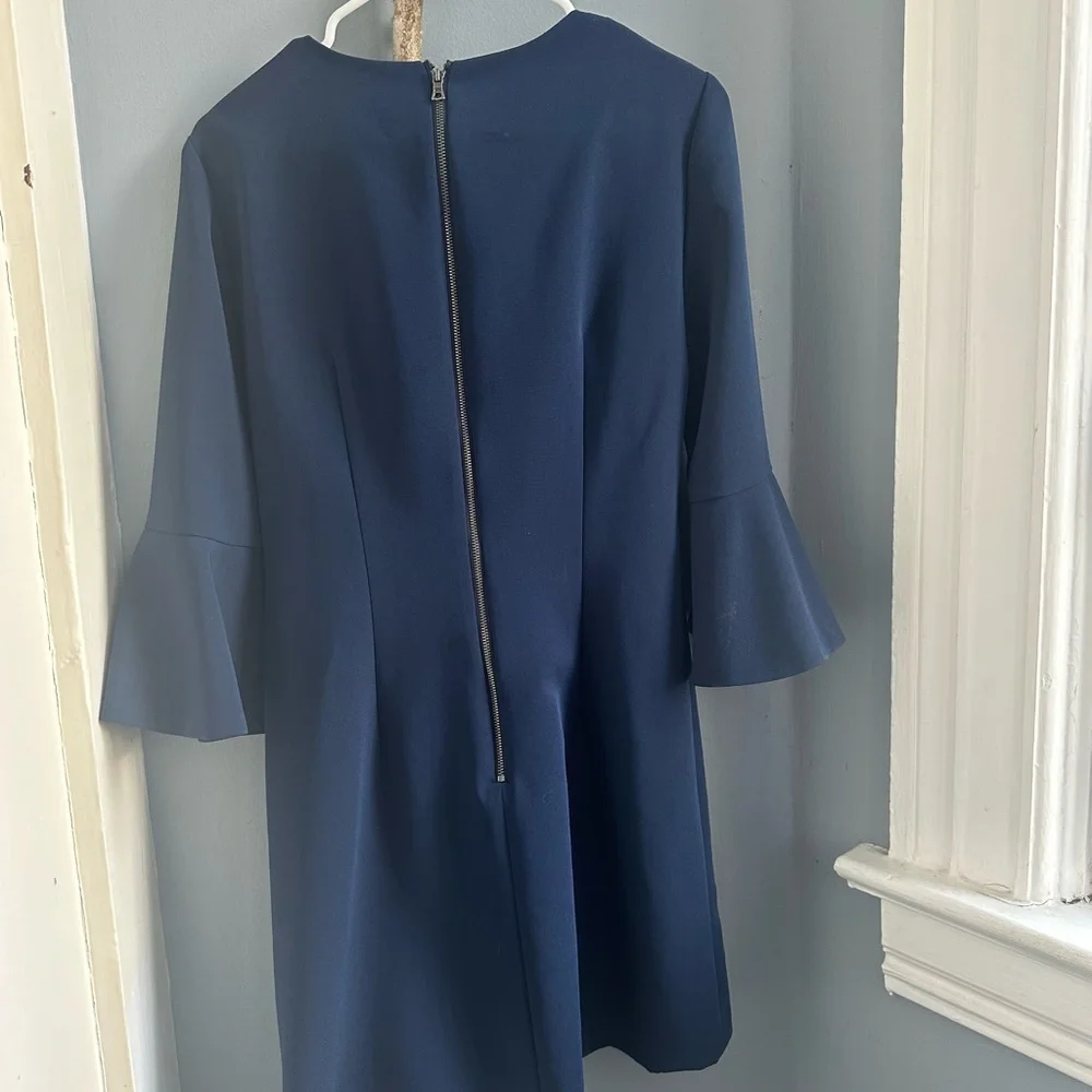 Alice + Olivia navy crew neck mini dress​ - Picture 4 of 4